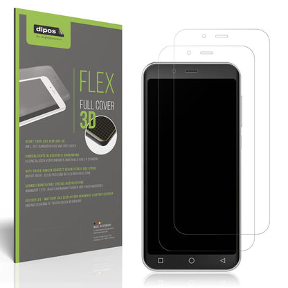 2x Full Cover matte Film for Emporia Smart.4 Screen Protector Anti-Shock