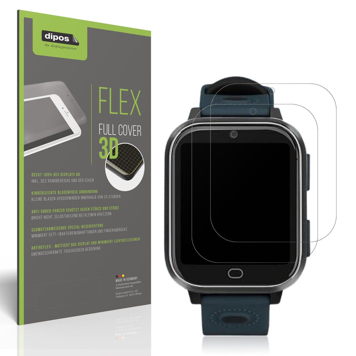 2x Full Cover matte Film for Noctiluxia K18Fh Screen Protector Anti-Shock
