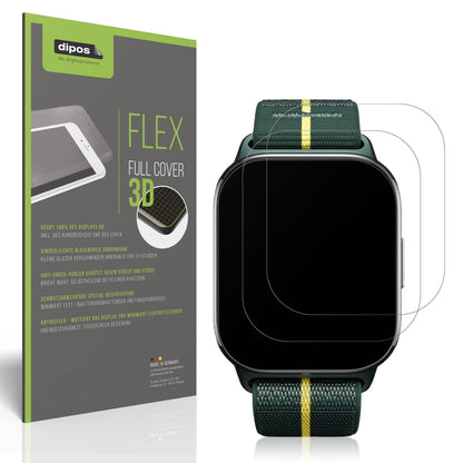 2x Full Cover matte Film for Motorola Moto Watch Fit Screen Protector Anti-Shock