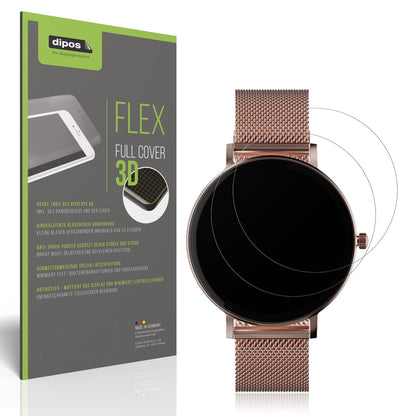 2x Full Cover matte Film for ZenWatch Venice Pro Screen Protector Anti-Shock