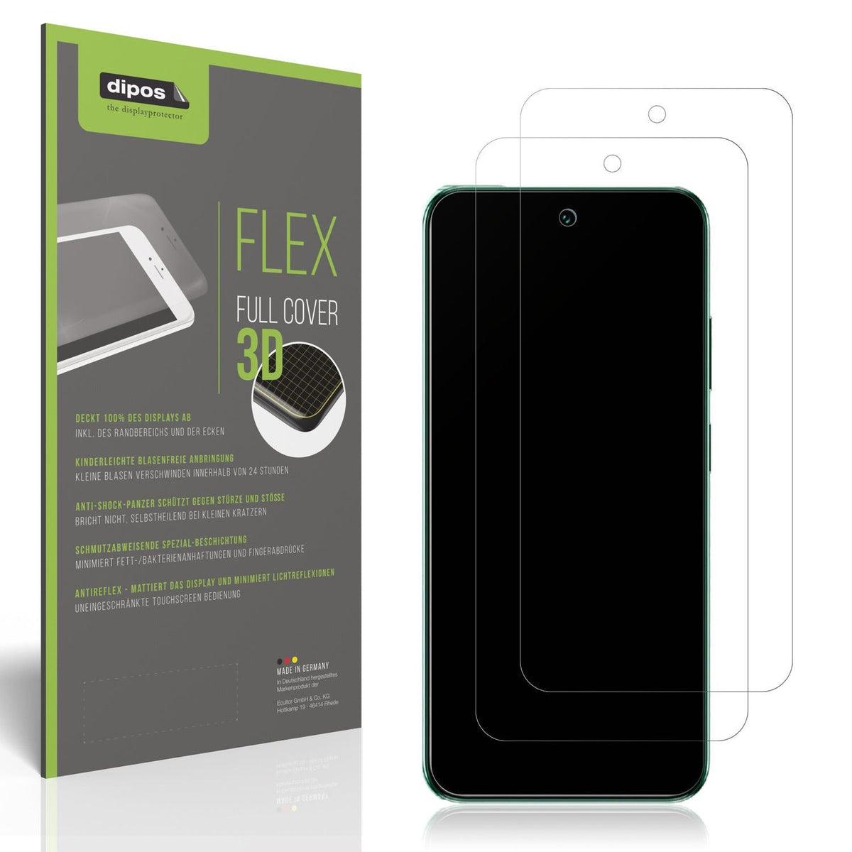 2x Full Cover matte Film for Itel A95 5G Screen Protector Anti-Shock
