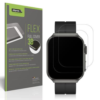 2x Full Cover matte Film for Pearl Newgen medicals SW-520 Screen Protector