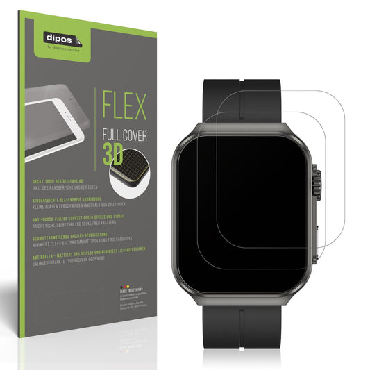 2x Full Cover matte Film for Pearl Newgen medicals SW-520 Screen Protector
