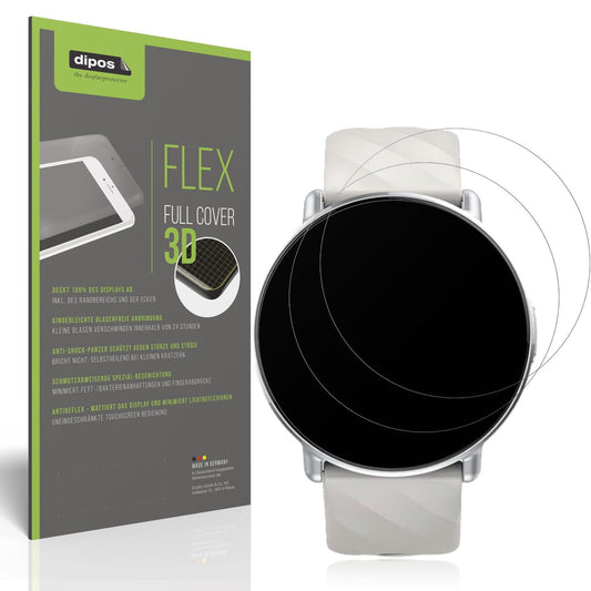 2x Full Cover matte Film for Miecgth Smartwatch 1.39 Zoll Screen Protector