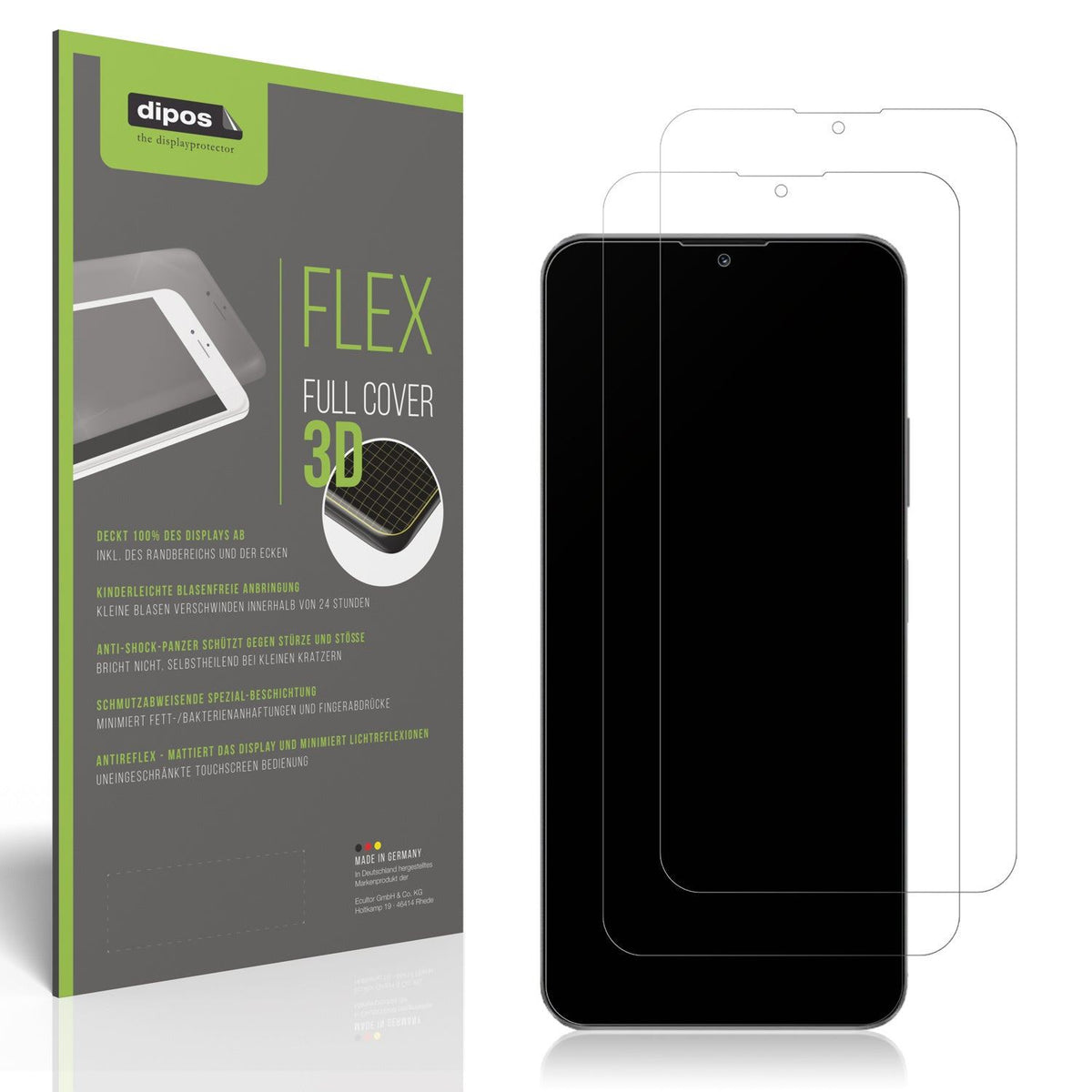 2x Full Cover matte Film for Huawei Nova Y63 Screen Protector Anti-Shock