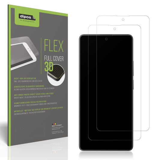 2x Full Cover matte Film for Xiaomi Poco M6 Pro 4G Screen Protector Anti-Shock