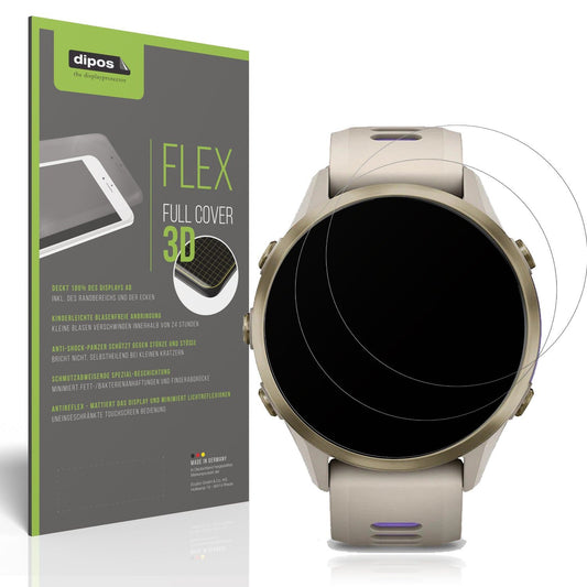 2x Full Cover matte Film for Garmin Forerunner 970 Screen Protector Anti-Shock