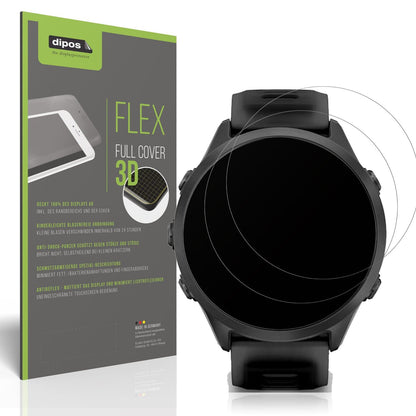 2x Full Cover matte Film for Garmin Forerunner 570 47mm Screen Protector