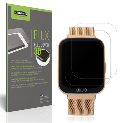 2x Full Cover matte Film for Liu Jo Smartwatch Voice Mini Screen Protector