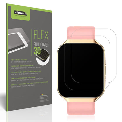 2x Full Cover matte Film for Taopodo P98 1.91 Zoll Screen Protector Anti-Shock