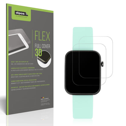 2x Full Cover matte Film for Tikkers Series 13 Screen Protector Anti-Shock