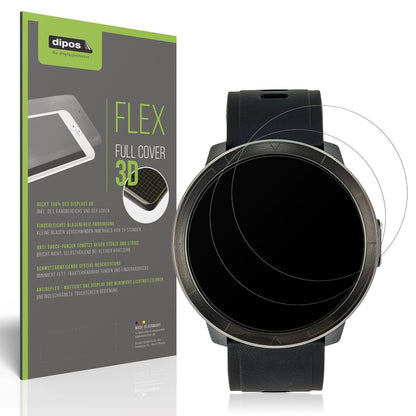 2x Full Cover matte Film for Watchmark Kardiowatch WM18 Plus Screen Protector