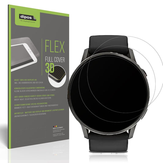 2x Full Cover matte Film for Garmin Venu 4 41mm Screen Protector Anti-Shock