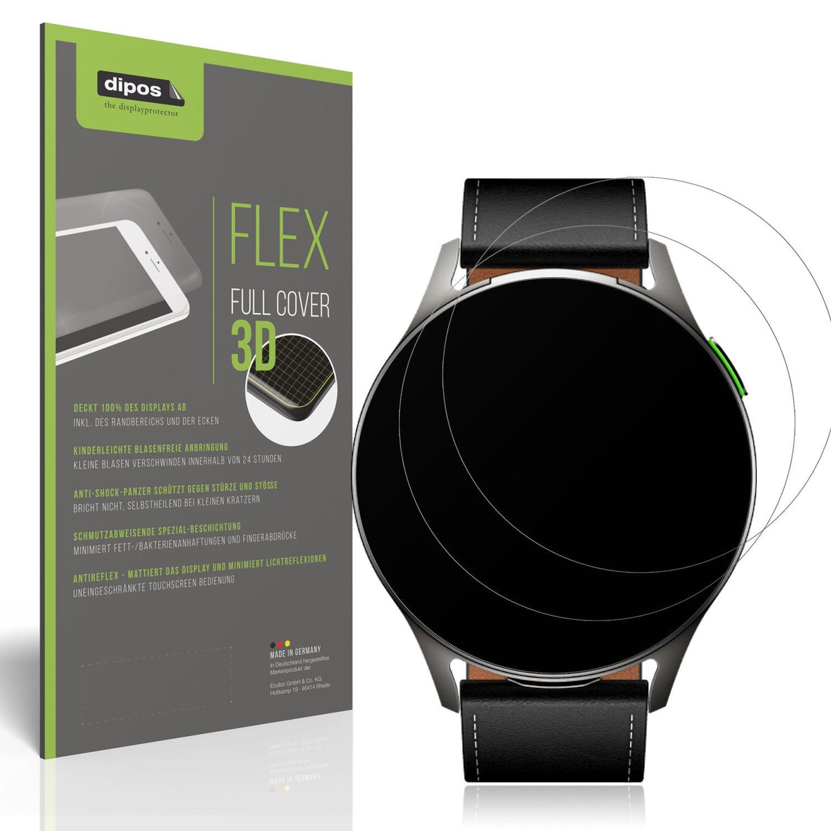 2x Full Cover matte Film for Infinix XWatch Pods Screen Protector Anti-Shock
