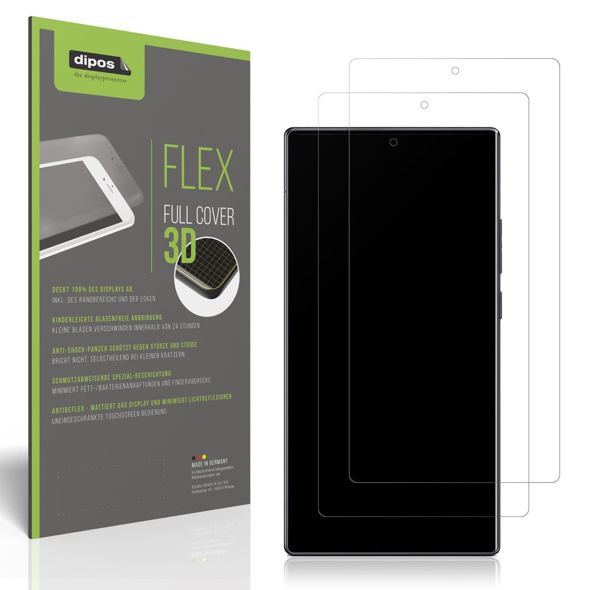 2x Full Cover matte Film for Nubia Z80 Ultra Screen Protector Anti-Shock