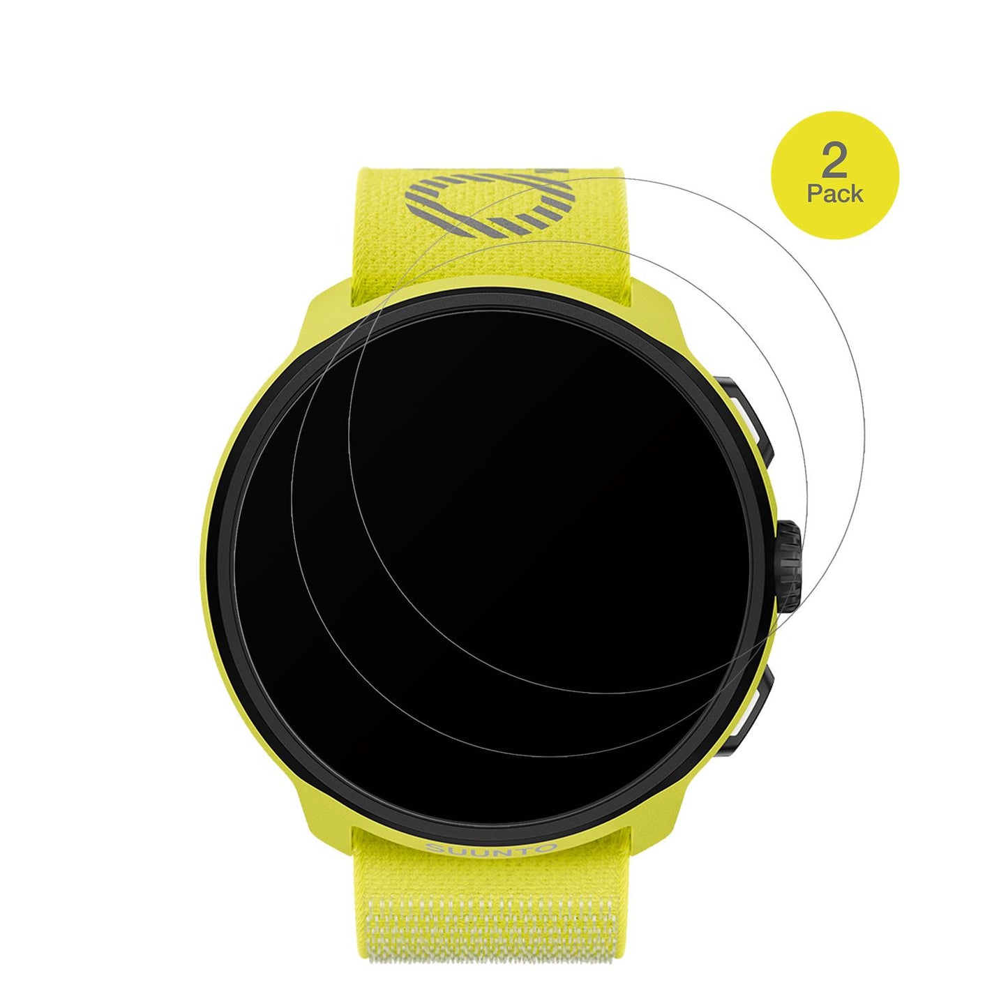 2x Full Cover matte Film for Suunto Run Screen Protector Anti-Shock