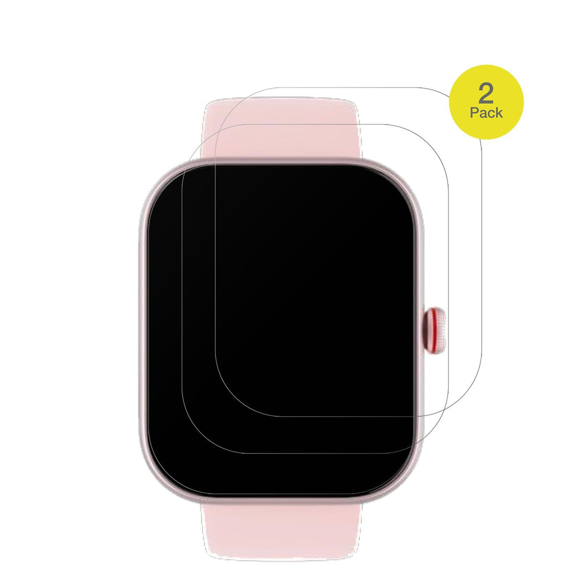 2x Full Cover matte Film for Toobur 1.91 Zoll Smartwatch Screen Protector