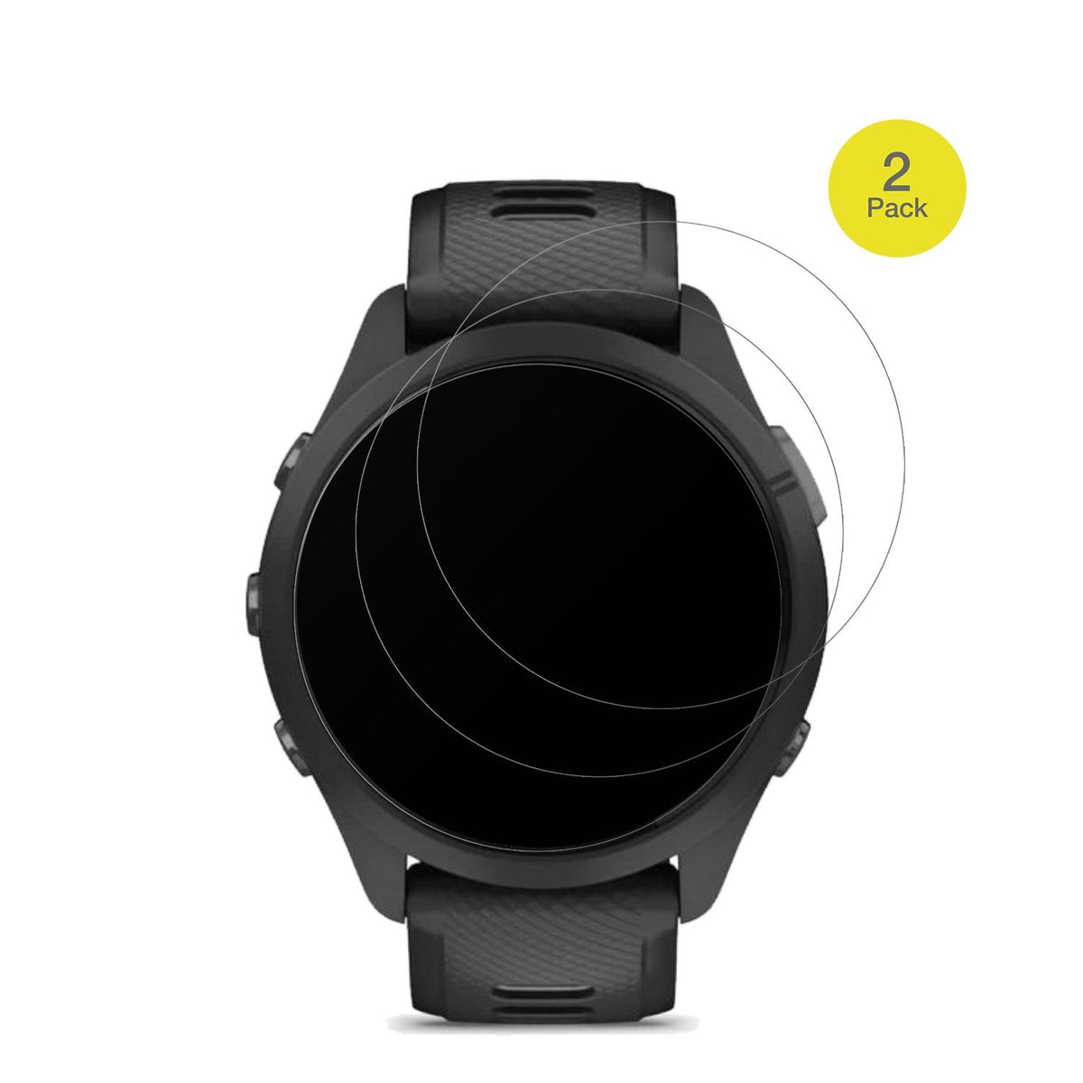 2x Full Cover matte Film for Garmin Forerunner 265s 42mm Screen Protector