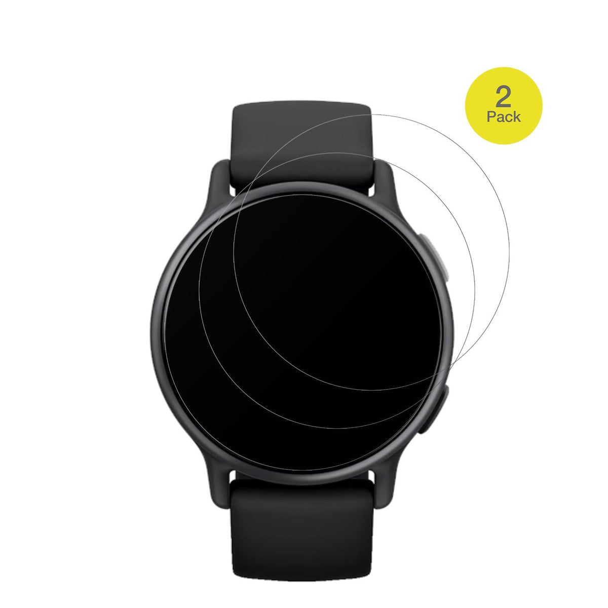 2x Full Cover matte Film for Garmin Vivoactive 5 Screen Protector Anti-Shock
