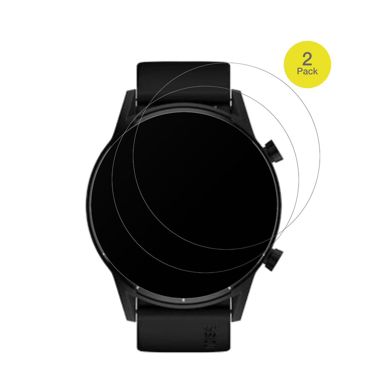 2x Full Cover matte Film for Tecno Watch Pro 2 Screen Protector Anti-Shock