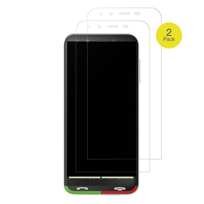 2x Full Cover matte Film for Emporia SUPEReasy Screen Protector Anti-Shock