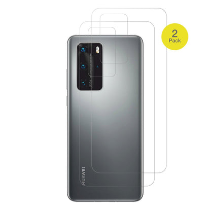 2x Full Cover matte Film for Huawei P40 Pro Rückseite Screen Protector