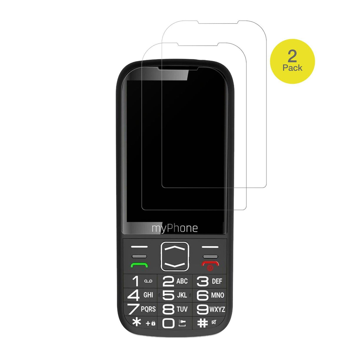 2x Full Cover matte Film for myPhone Halo4 Plus LTE Screen Protector Anti-Shock