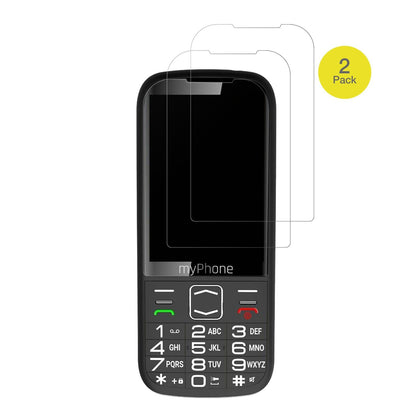 2x Full Cover matte Film for myPhone Halo4 Plus LTE Screen Protector Anti-Shock