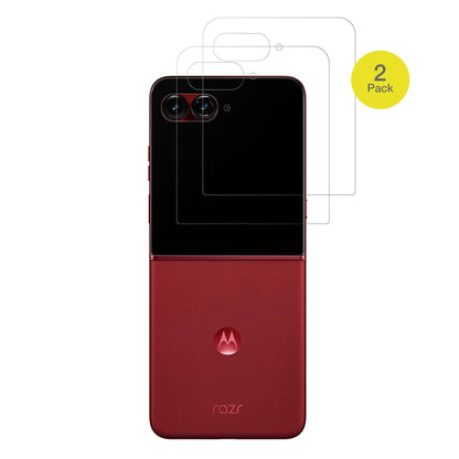 2x Full Cover matte Film for Motorola Razr 60 Aussen-Display Screen Protector