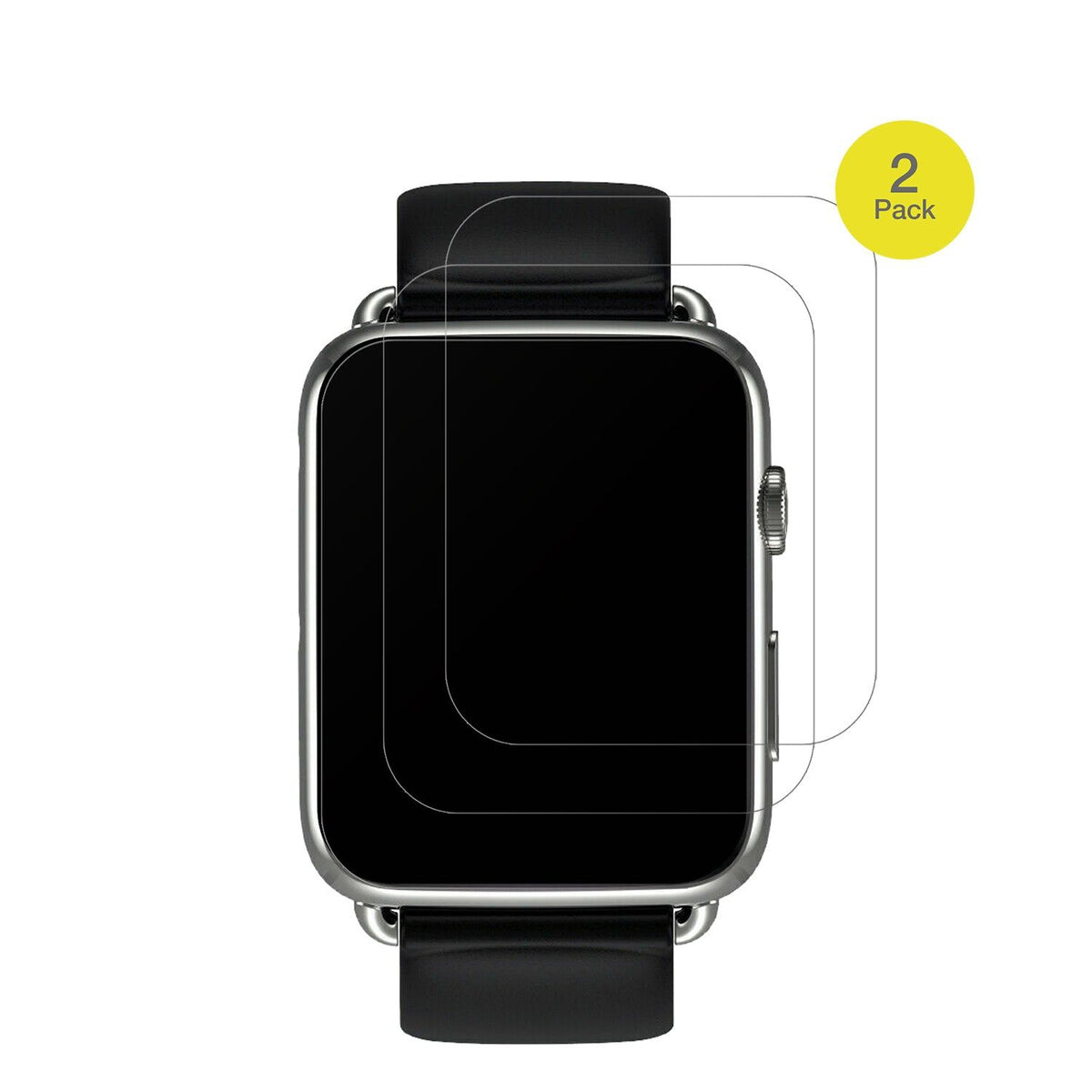 2x Full Cover matte Film for Smartwatch DM20 1.88 Zoll Screen Protector