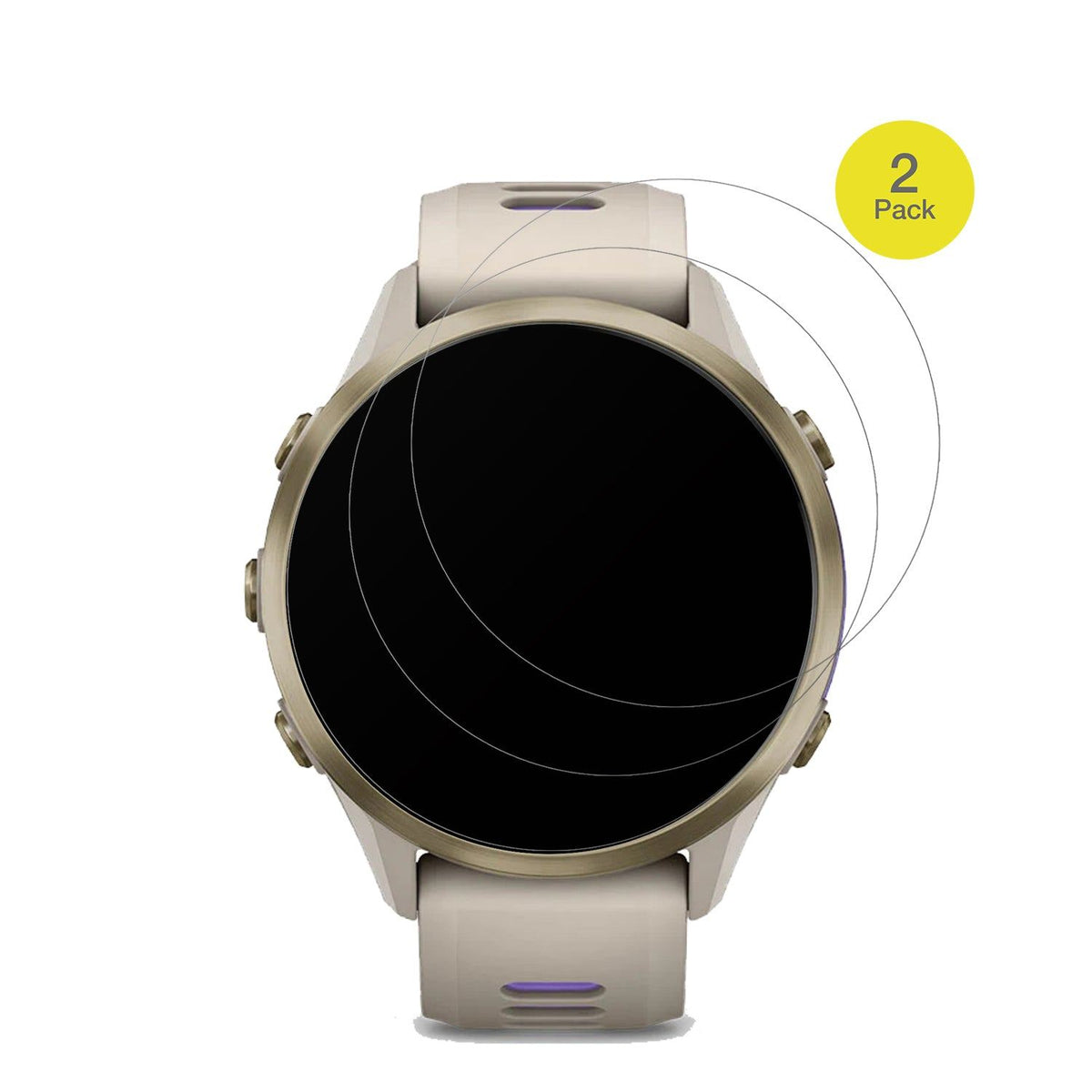 2x Full Cover matte Film for Garmin Forerunner 970 Screen Protector Anti-Shock