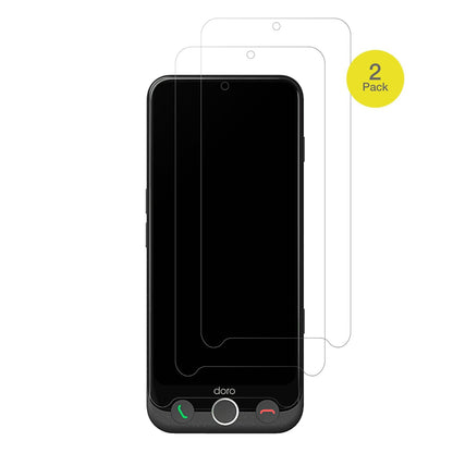 2x Full Cover matte Film for Doro Aurora A10 Screen Protector Anti-Shock
