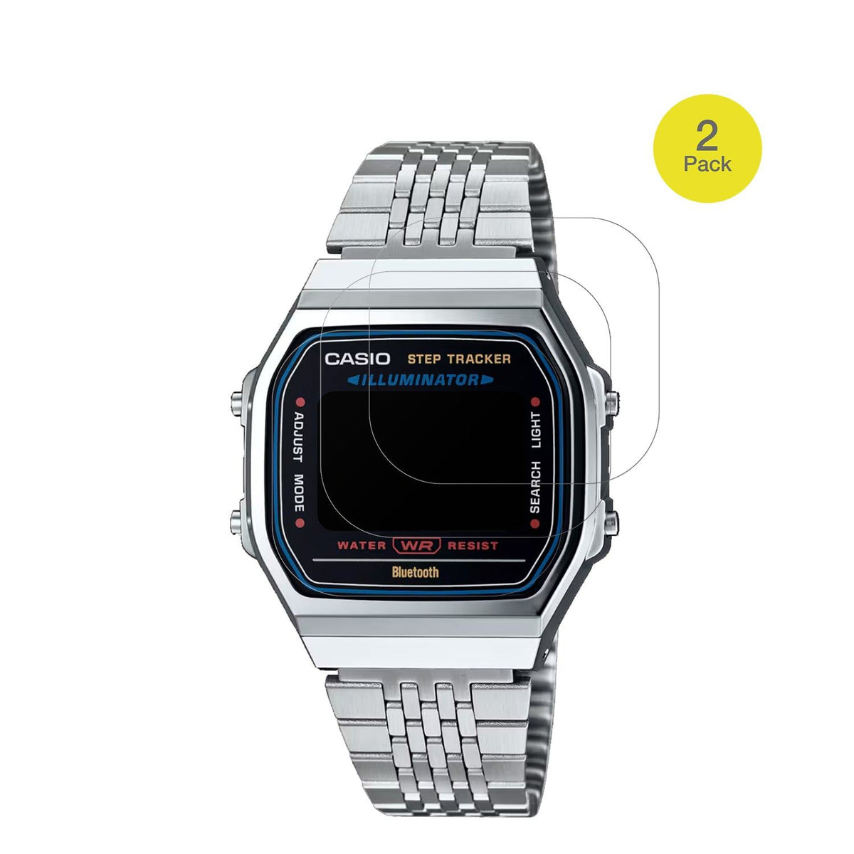 2x Full Cover matte Film for Casio Iconic ABL-100WE-1A Screen Protector