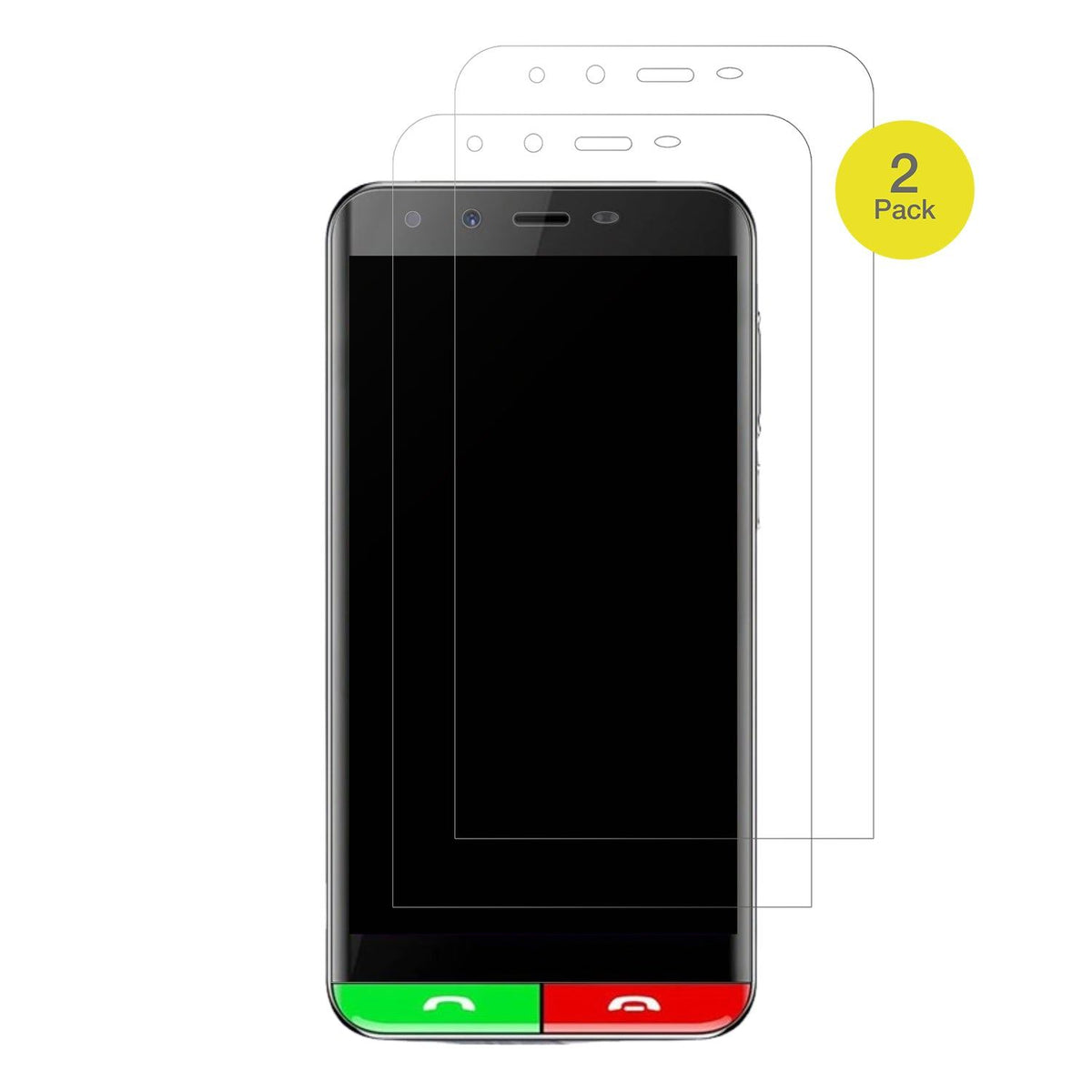 2x Full Cover matte Film for Artfone Smart 500 Screen Protector Anti-Shock