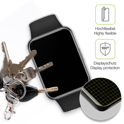 2x Full Cover Schutzfolie matt für Huawei Watch Fit 2