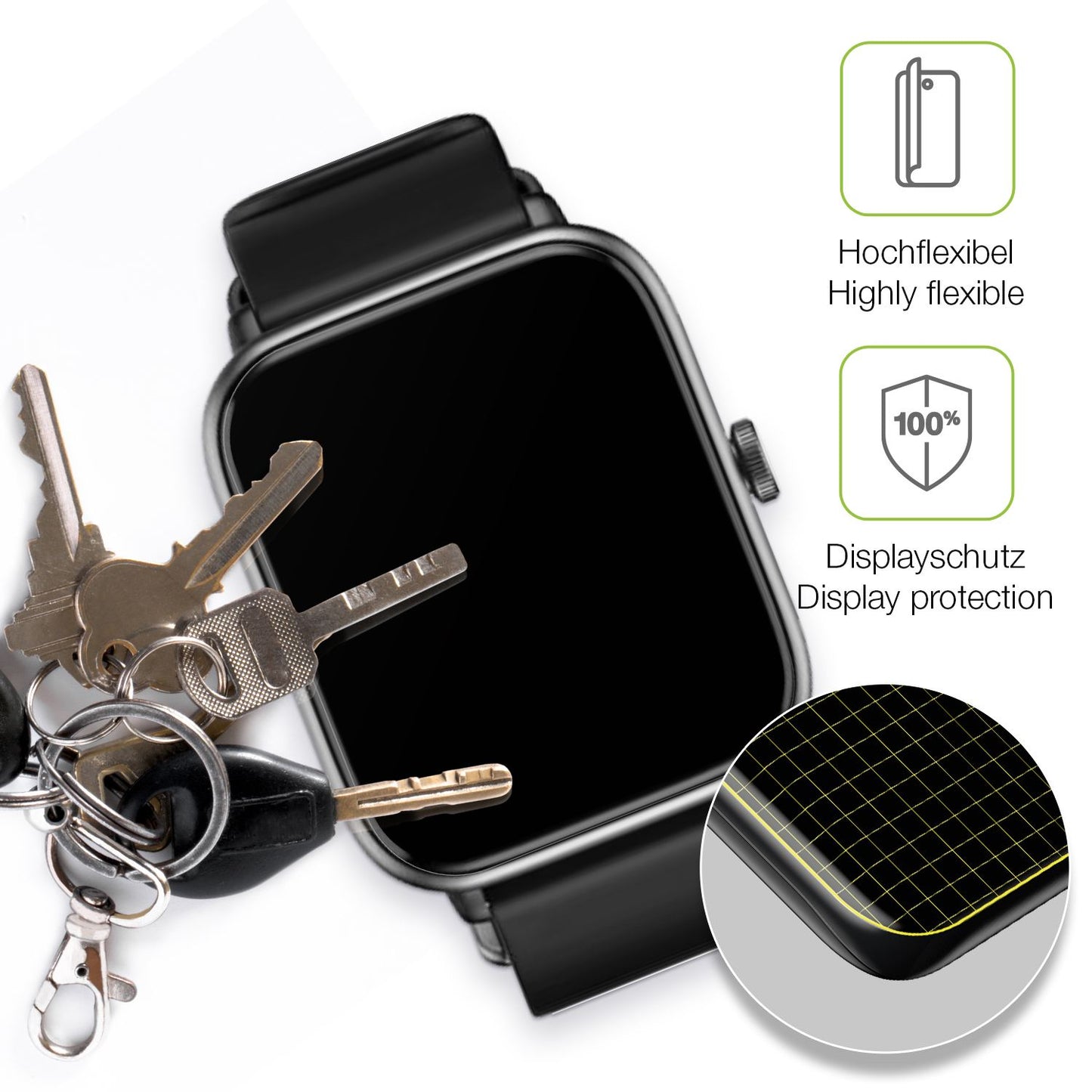 dipos FLEX 2x Matte Screen Protector for Noise ColorFit Pro 4