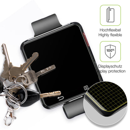 2x Full Cover Schutzfolie matt für AIEK 4G Smartwatch 2.64 Zoll