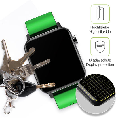 dipos FLEX 2x Matte Screen Protector for Judneer 1,4 Zoll Smartwatch