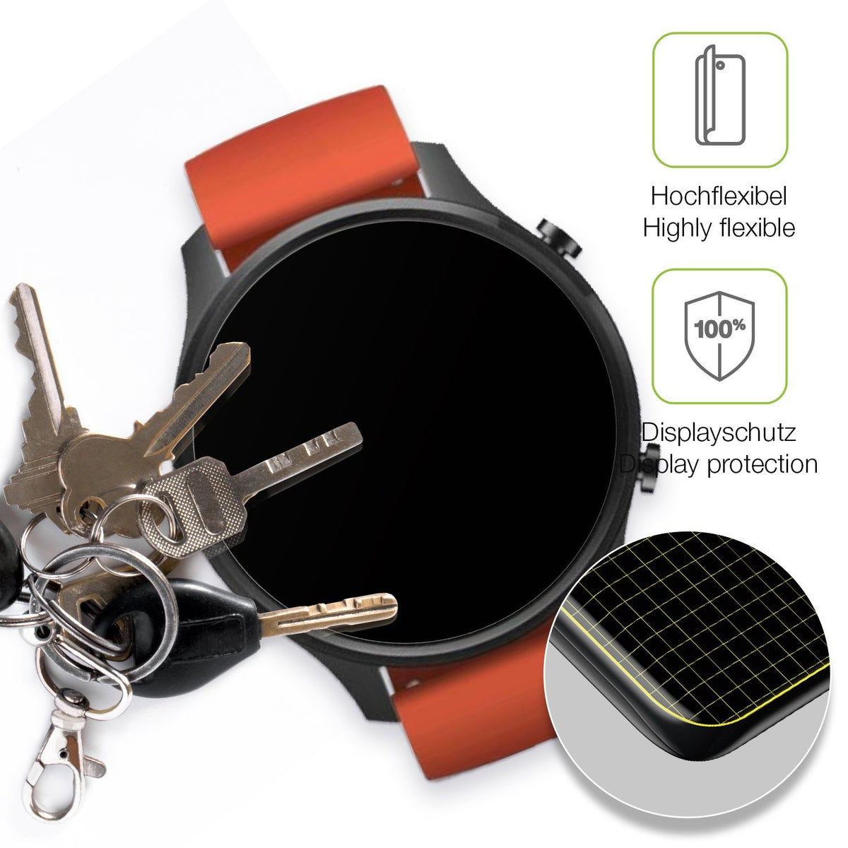 dipos FLEX 2x Matte Screen Protector for Xiaomi Mi Watch Color