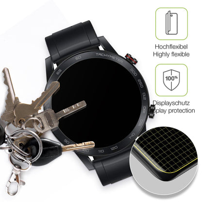 2x Full Cover matte Film for Honor Magic Watch 2 46mm Screen Protector
