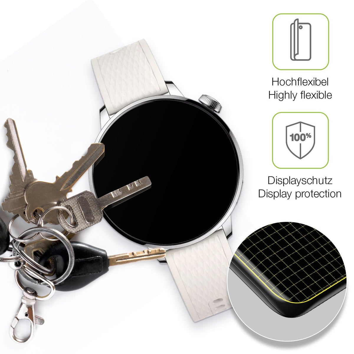 2x Full Cover matte Film for Oppo Watch X2 Mini Screen Protector Anti-Shock