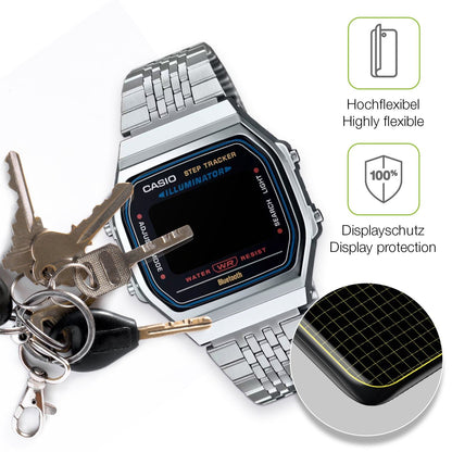 2x Full Cover matte Film for Casio Iconic ABL-100WE-1A Screen Protector