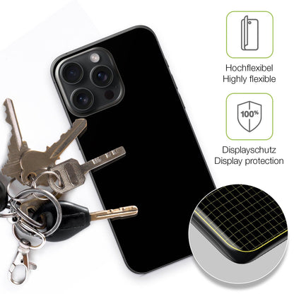 2x Full Cover matte Film for Apple iPhone 16 Pro Rückseite Screen Protector