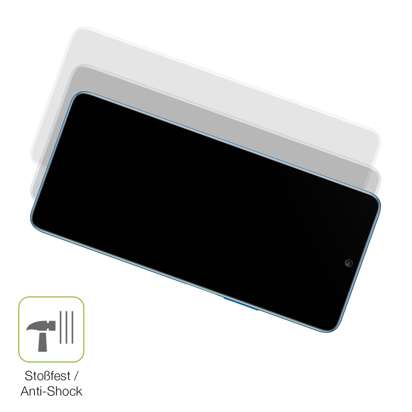 2x Full Cover Schutzfolie matt für Huawei Honor Magic 4 Lite