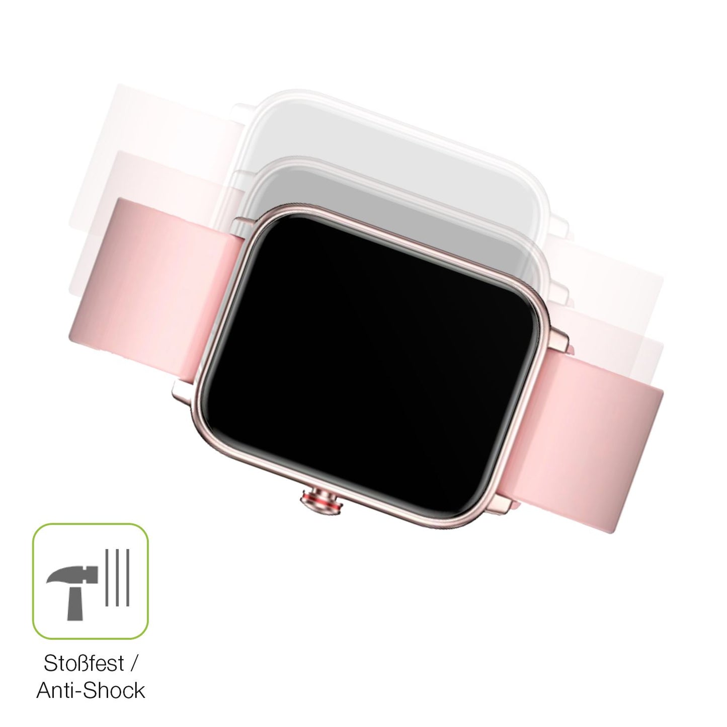 dipos FLEX 2x Matte Screen Protector for Fireboltt Ninja Pro Max