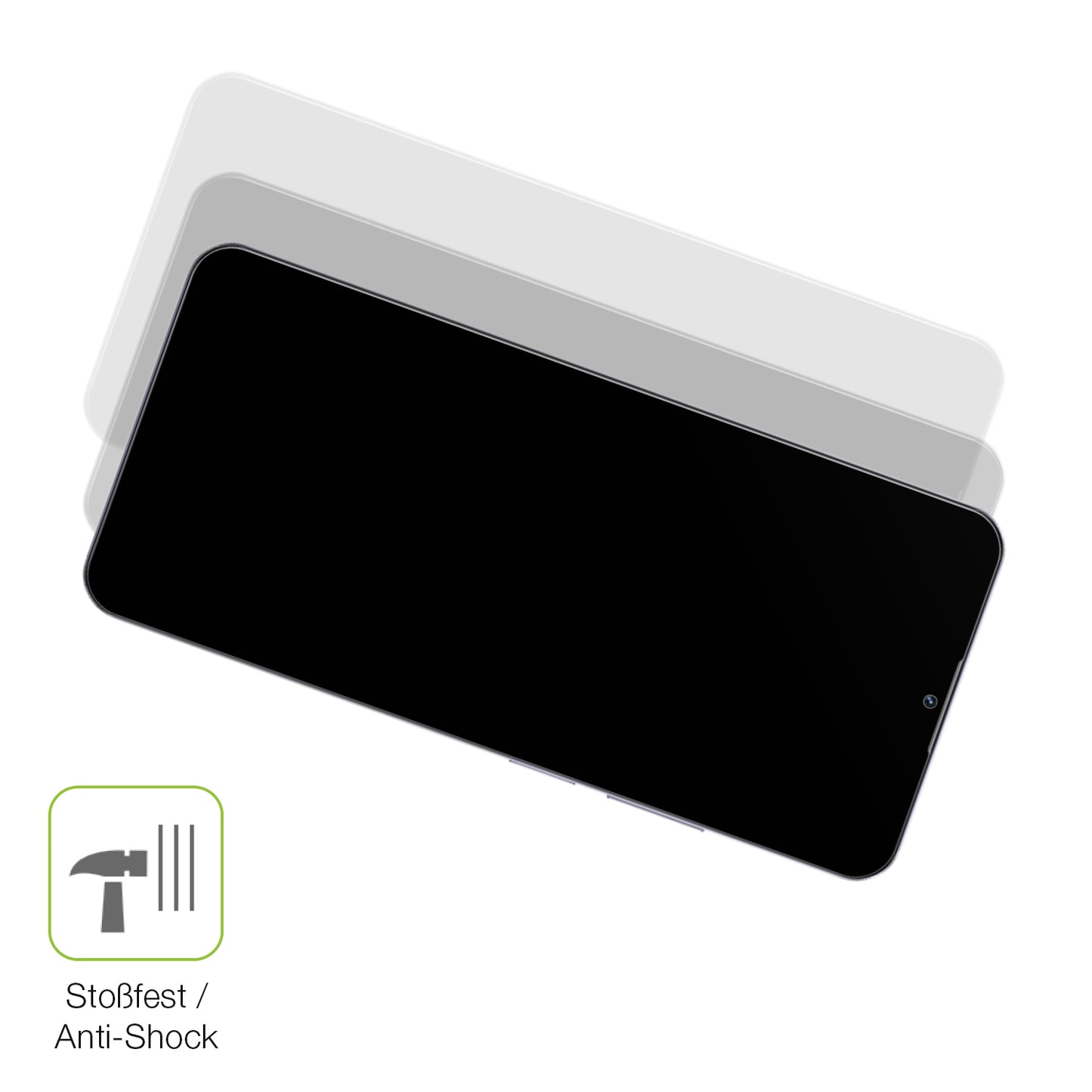 2x Full Cover Schutzfolie matt für Realme Note 60