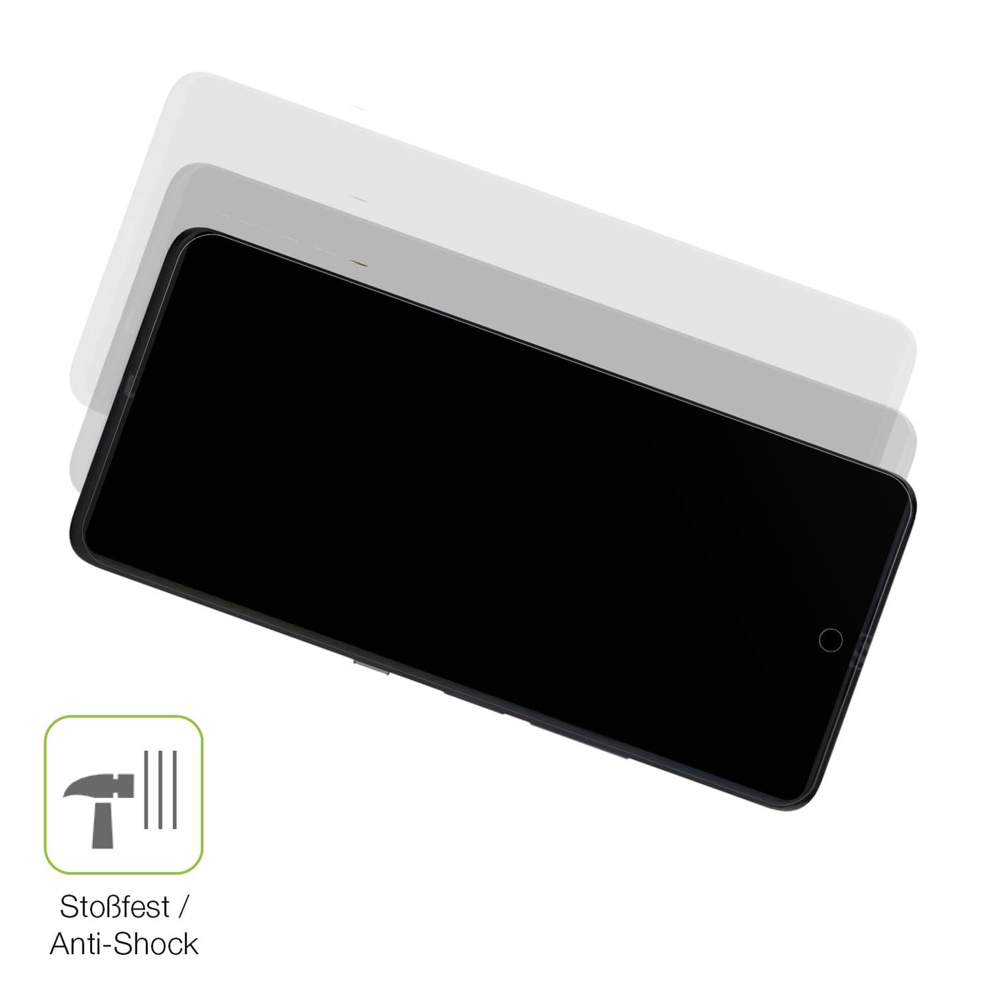 2x Full Cover matte Film for TCL P10 Screen Protector Anti-Shock