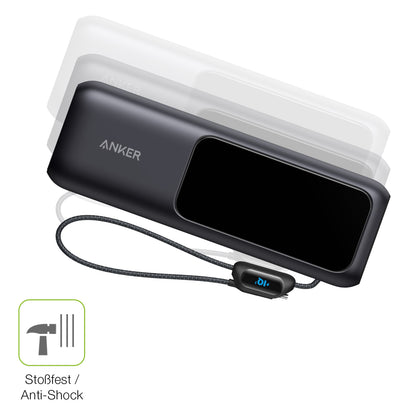 2x Full Cover Schutzfolie matt für Anker A1695 Laptop Powerbank