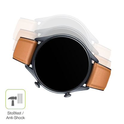 2x Full Cover Schutzfolie matt für Motsfit Smartwatch 1.56 Zoll