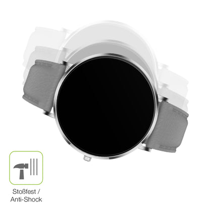 2x Full Cover Schutzfolie matt für Pireware Slim Smartwatch